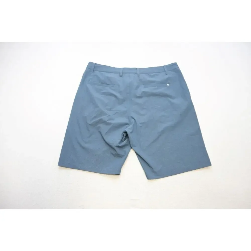 Travis Mathew Golf Shorts Blue Flat Dry Fitting Stretch Athletic‎ Mens Size 38
